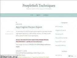 Sites similar to peoplesofttechnical.wordpress.com