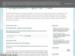 Sites similar to peoplesofttips4u.blogspot.com