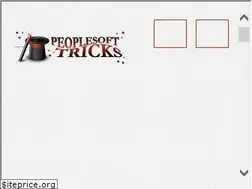 Sites similar to peoplesofttricks.com