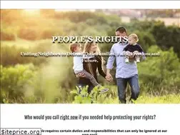 Sites similar to peoplesrights.org