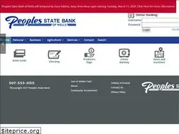 Sites similar to peoplesstatebankwells.com