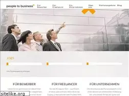 Sites similar to peopletobusiness.de