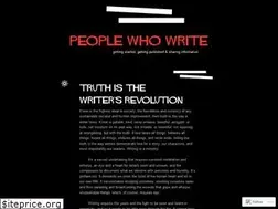 Sites similar to peoplewhowrite.wordpress.com