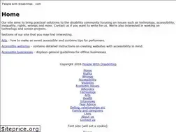 Sites similar to peoplewithdisabilities.com