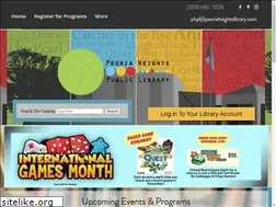Sites similar to peoriaheightslibrary.com