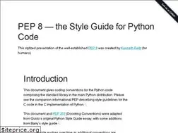 Sites similar to pep8.org