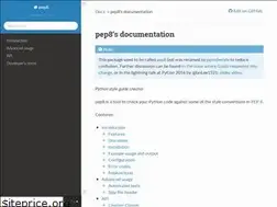 Sites similar to pep8.readthedocs.io