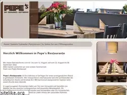 Sites similar to pepes-restaurante.de