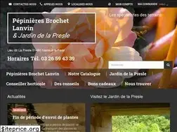 Sites similar to pepiniere-brochetlanvin.com
