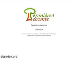 Sites similar to pepinieres-lecomte.com