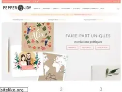 Sites similar to pepperandjoy.com