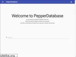 Sites similar to pepperdatabase.org