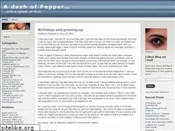 Sites similar to pepperedthoughts.wordpress.com