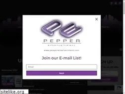 Sites similar to pepperentertainment.com