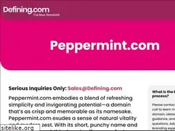 Sites similar to peppermint.com