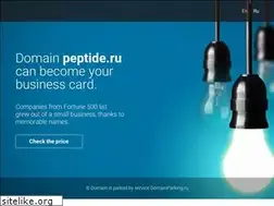 Sites similar to peptide.ru