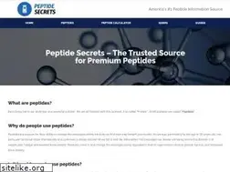 Sites similar to peptidesecrets.com