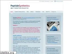 Sites similar to peptidesynthetics.co.uk