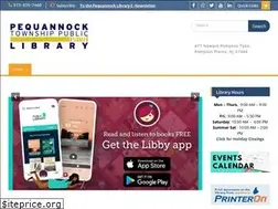 Sites similar to pequannocklibrary.org