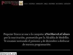 Sites similar to pequenoteatro.com