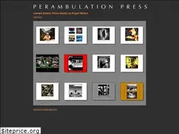 Sites similar to perambulationpress.com