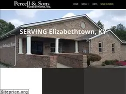 Sites similar to percellandsonsfuneralhome.com