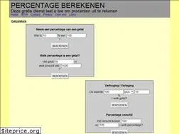 Sites similar to percentage-berekenen.com