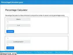 Sites similar to percentagecalculator.guru