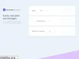 Sites similar to percentagecalculator.io