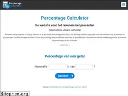 Sites similar to percentagecalculator.nl