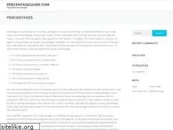 Sites similar to percentageguide.com