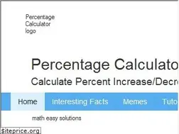 Sites similar to percentcalculator.com