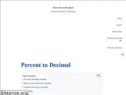 Sites similar to percenttodecimal.com