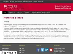 Sites similar to perceptualscience.rutgers.edu