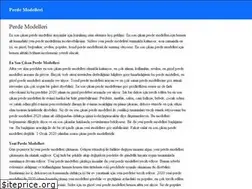 Sites similar to perdemodelleri.org