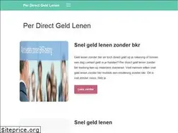 Sites similar to perdirectgeldlenen.nl