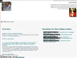 Sites similar to pere-gilbert-adam.org