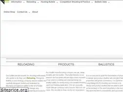 Sites similar to peregrinebullets.co.za