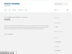 Sites similar to perfectanswers.net