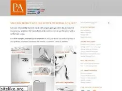 Sites similar to perfectapology.com