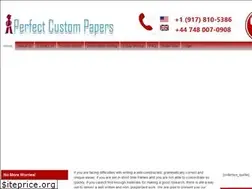 Sites similar to perfectcustompapers.com