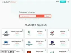 Sites similar to perfectdomain.com