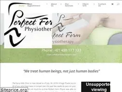 Sites similar to perfectformphysio.com.au