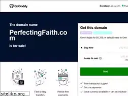 Sites similar to perfectingfaith.com