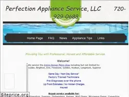 Sites similar to perfectionapplianceservice.com