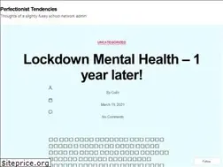 Sites similar to perfectionisttendencies.com