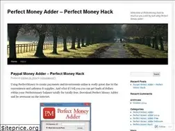Sites similar to perfectmoneyadder.wordpress.com