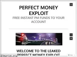 Sites similar to perfectmoneyexploit.wordpress.com