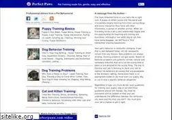 Sites similar to perfectpaws.com