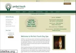 Sites similar to perfecttouchspa.com